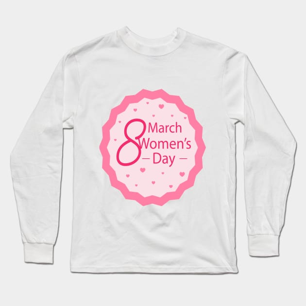 womens day Long Sleeve T-Shirt by ARRIGO